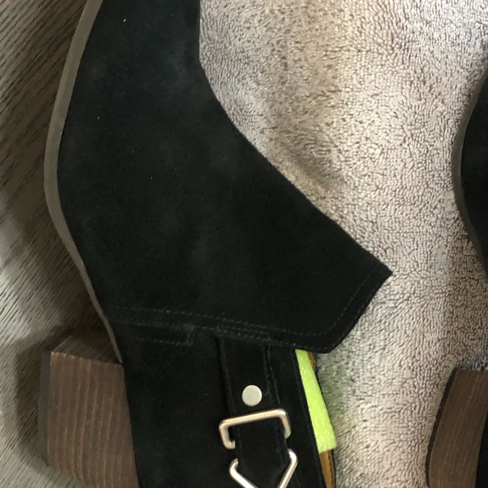 Franco Sarto black suede ankle boots - Picture 14 of 15